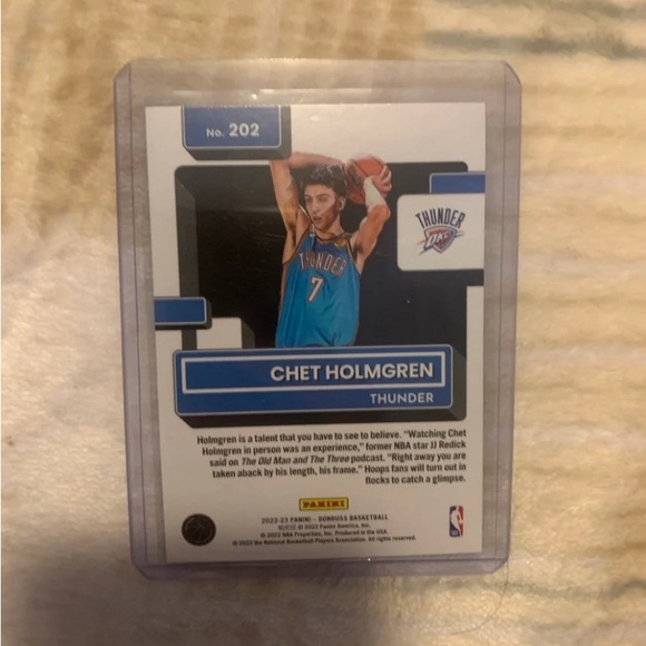 Chet Holmgren Rookie Card - Picture 3 of 5